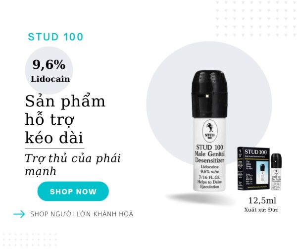 STUD 100 giúp kéo dài thời gian xuất tinh